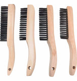 4 Shoe Handle Wire Scratch Brushes by Jounjip Brand