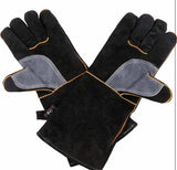 Extreme Heat & Fire Resistant Gloves Leather with Kevlar Stitching,Mitts Perfect for Fireplace