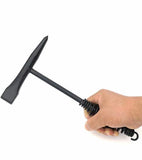 VASTOOLS Welding Chipping Hammer with Coil Spring Handle,10.5",Cone and Vertical Chisel/ 10" Wire Brush(Free)