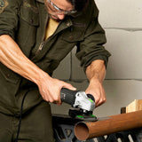 Right Angle Grinder 4.3A 4-1/2" GALAX PRO with 2 Abrasive Wheels (Cutting Wheel, Grinding Wheel) and Auxiliary Handle_GP66221
