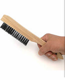 VASTOOLS Welding Chipping Hammer with Coil Spring Handle,10.5",Cone and Vertical Chisel/ 10" Wire Brush(Free)