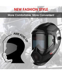 Anti Fog Up True Color Solar Powered Auto Darkening Welding Helmet with SIDE VIEW,4/9-13