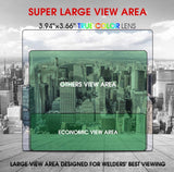Large Viewing Screen True Color 4 Arc Sensor Solar Auto Darkening Welding Helmet Wide Shade 5/9-13