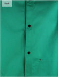 Flame Resistant 12 oz. Cotton Jacket, Green, 30", Snap Front and Wrist Enclosures