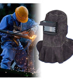 Leather Welding Hood - 3 in 1 Welding Helmet Face Mask